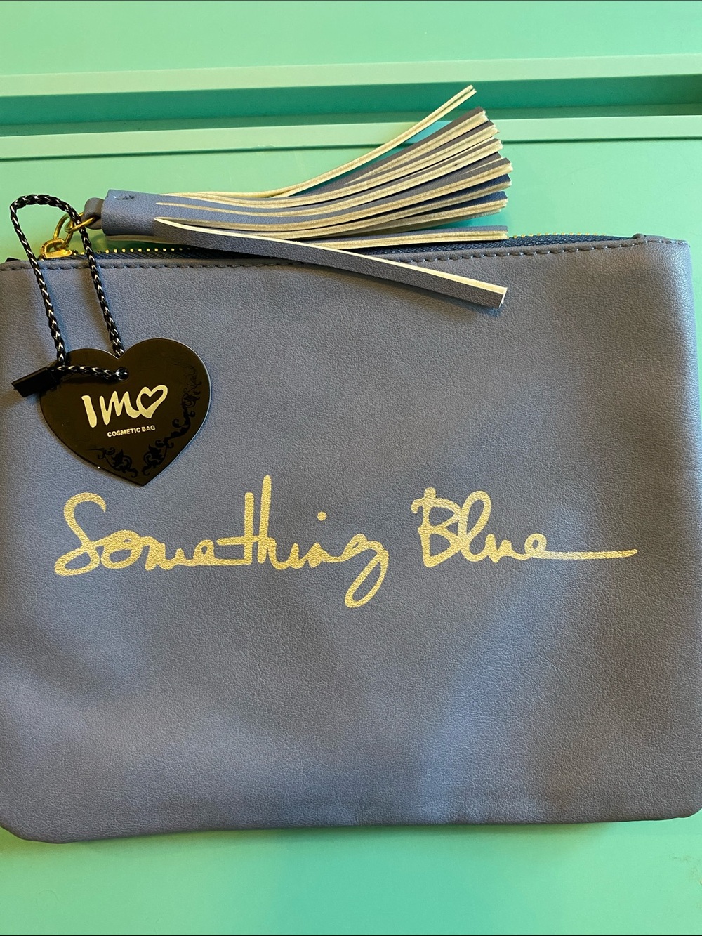 Imoshion Light Blue 'Something Blue' Cosmetic Bag with Tassel